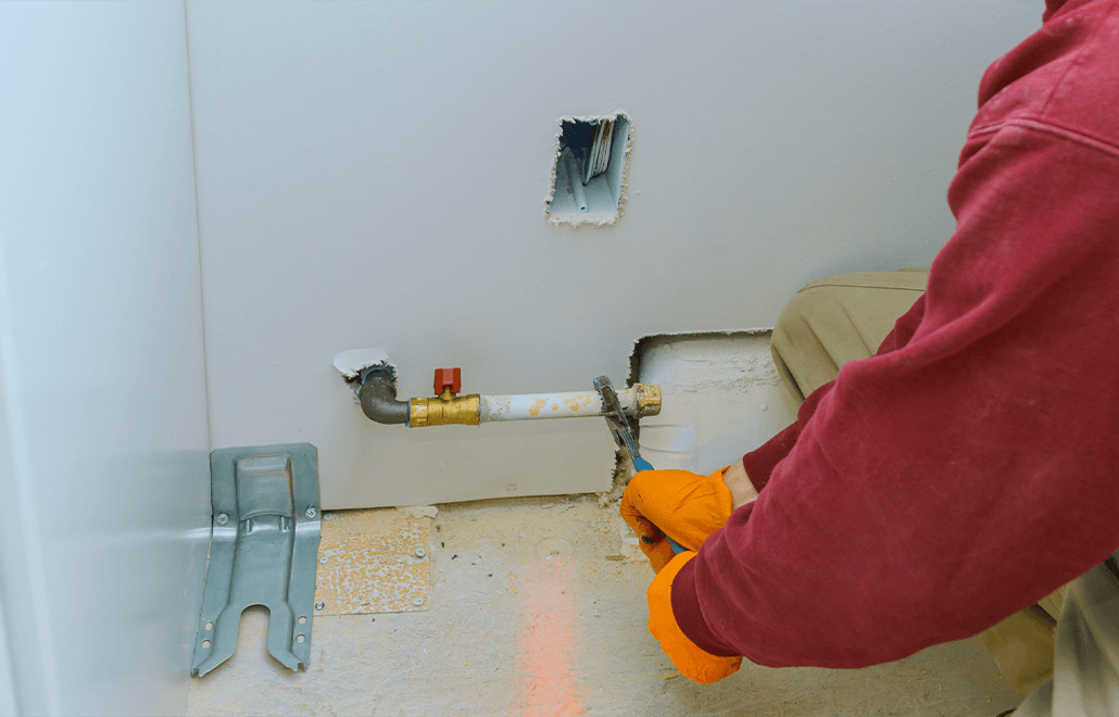 Gas line inspection, home safety